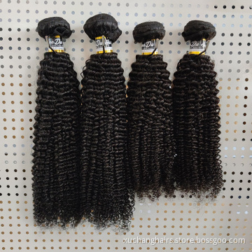 Extensión de cabello 100% Remy Brasil Brasileño Cutícula rizada Alineada Virgen barata Humana Natural Extensión de cabello Bundles Vendor